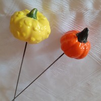 2 ceramic gourds, gourds that can be pierced
