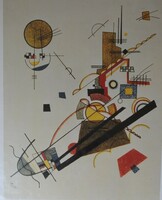 Engel Verkerke Művészi nyomat – -Wassily Kandinsky  absztrakt kép - eredeti, bontatlan csomagolásban