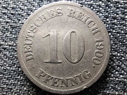 Németország Második Birodalom II. Vilmos (1888-1918) 10 Pfennig 1900 J RITKA (id42935)