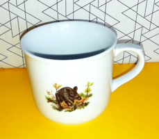 Wild boar patterned giant cup, mug 6 dl!