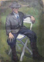 Kézdi Kovács Lóránt.  festmény / Öcsém.