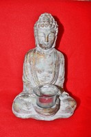 Nehéz Buddha mécsestartó