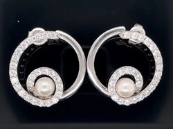 Csodálatos gyöngy 925  ezüst füli - új
