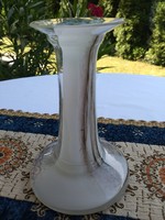 Cseh Bohemia glass többszintű váza vagy gyertyatartó