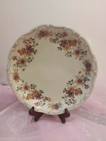 Zsolnay butterfly pattern patty and cake plate, hand painted