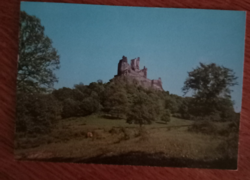 Retró képeslap az 1950-es évekből Nógrád megye (Hollókő)