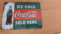 Nostalgia coca-cola metal sign