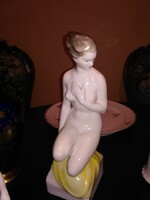 Hollóházi női akt szobor (30 cm) eladó