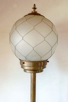 Large copper lamp floor lamp