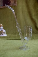 Régi emlék pohár pálinka pipa felespohár Velencei tó 25 x 15 x 6,5 cm
