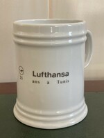 Lufthansa 25 éve Tunéziában Limoges-i porcelán bögre korsó