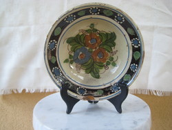 Old Transylvanian wall plate from the 1800s, 20 cm