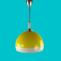 Yellow and white cheerful deer ceiling lamp