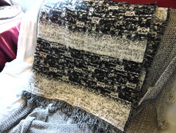 Gyapjú / pamut kötött  takaró