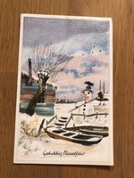 Régi Újévi képeslap
