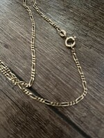 14K, Cartier style, unisex, 50 cm gold necklace