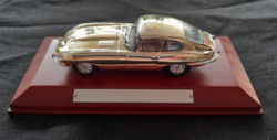 Atlas jaguar coupe 1:43 chrome silver car model