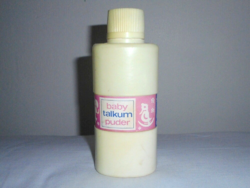 Retro Baba hintőpor - Baby talkum puder - műanyag flakon - Caola gyártó - 1970-1980-as évekből
