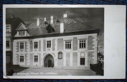 Old photo postcard Cluj-Napoca Matyás Kir's birthplace - Hungarian armed guards 1942