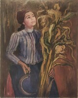 Emőd Aurél (Budapest, 1897 – Budapest, 1958), Lány sarlóval