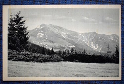 Régi fotó képeslap Kárpátalja  Pop Iván hegy 1940m ~1939 M kir dohányáruda kiadás, Rahó