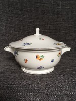 Zsolnay soup bowl, circa 1930, silver