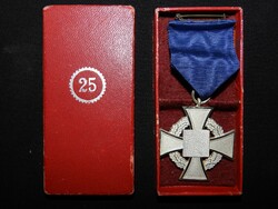 Német 2. VH A Hű Szolgálatért kitüntetés 25 éves / Treuedienst Ehrenzeichen