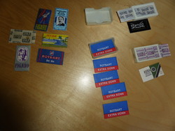 Old razor blade collection