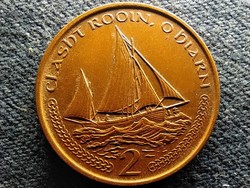 Man-sziget II. Erzsébet 2 penny 2002 PM (id59455)
