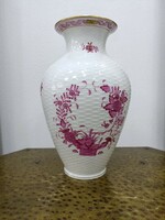 23.5 cm Herend vase, with Indian basket pattern