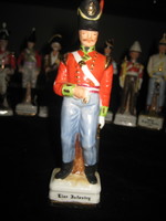 Porcelain soldier for sale! Its size is about 19 cm