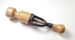 Antik borászati eszköz / dugó nyomó - parafadugó beütő