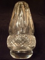 M1-12 ü2 antique lead crystal flawless thick-walled heavy vase 16.5 Cm