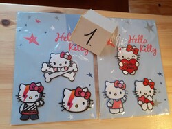 Sanrio Hello Kitty kincses csomagok: PEZ és figurák ill. felvarrók