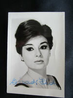 Feledhetetlen VÁRADI HÉDI Kossuth díjas színésznő saját kézzel aláírt autográf erdeti korabeli fotó