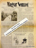 1972 október 6  /  Magyar Nemzet  /  eredeti újság szülinapra. Ssz.:  21672