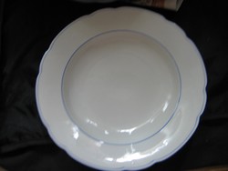 Antique shabby MZ Altrohlau deep soup plate set of 12