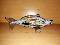 Retro glass fish 23 cm (4/k)