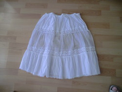 Petticoat, stiffened, white, length 60 cm, hip width 104 cm