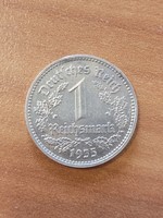 1 REICHSMARK érme 1935