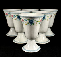 French Limoges porcelain goblet - goblet set