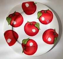 Manios fine porcelain apple plate 21cm