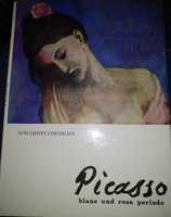 Picasso kék rózsaszín korszaka, német nyelvű művészeti album, ajánljon!
