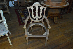 Antik Reneszánsz karfás szék