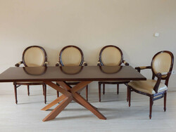 Loft Design 8 személyes étkezőasztal ( R C - 17 ) Raktárról elérhető termék!