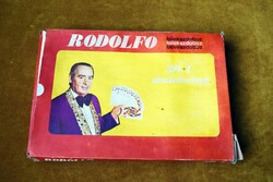 A Rodolfo bűvészdoboz 30+1 Mutatvány 1977 retro játék , társasjáték