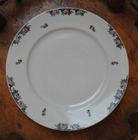 A large antique floral pattern rimmed bowl