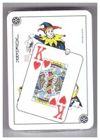 Francia sorozatjelű poker kártya Carta Mundi Belgium Bontatlan