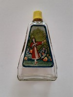 Retro orosz címkés parfümös üveg vintage kölnis palack