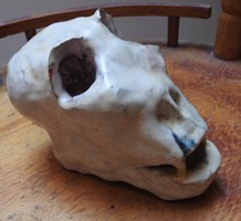 Ceramic animal skull